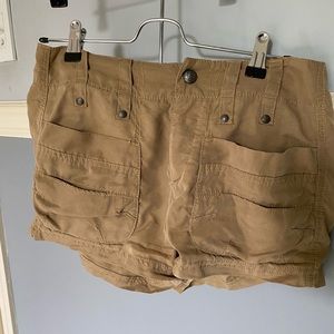 Free People Khaki Shorts